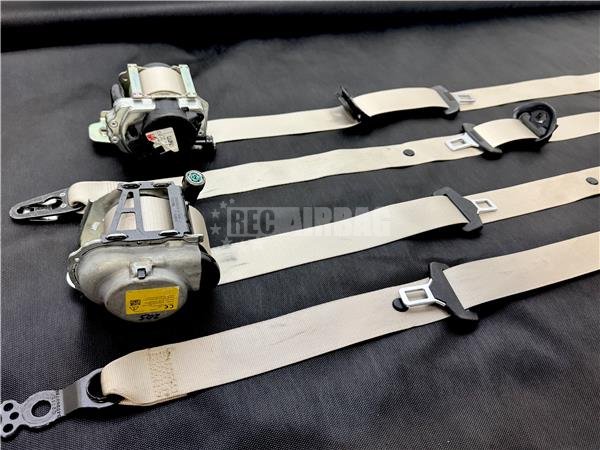 Juego de cinturones delanteros y traseros Mercedes GLC W253, C W205 (BEIGE) - Imagen 4