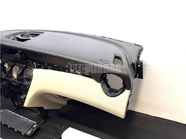 Kit airbag Mercedes GLC W253 (2015 - 2022) (MARRON - BEIGE CON COSTURA) - Imagen 2